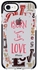Protective Case Cover For Apple iPhone 7 Born To Love