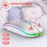 Ultra-thin Wireless Rechargeable Mouse 2.4G - Silver