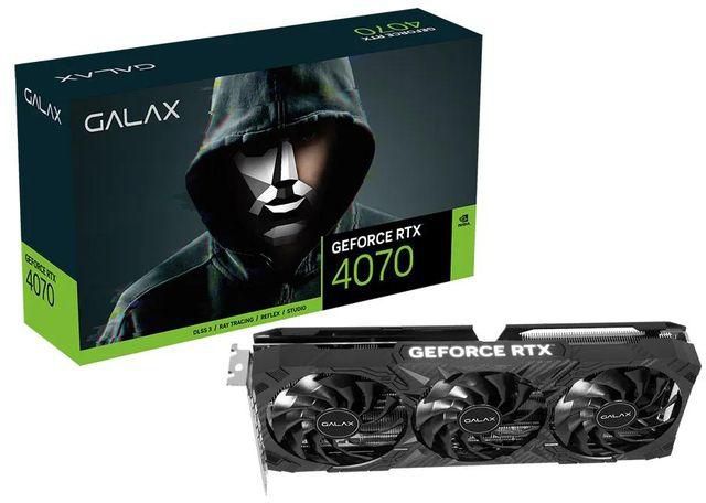 Galax GeForce RTX 4070 (1-Click OC) 3X 12G – GDDR6X – NVIDIA – Graphic Card