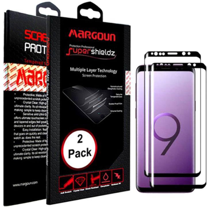 2-Piece 5D Screen Protector for Samsung Galaxy S9 Plus Black