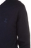 Versace Italia Blue V Neck Hoodie & Sweatshirt For Men