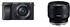 سوني كاميرا الفا A6400 غير عاكسة مع مجموعة عدسات 16-50، مع عدسة تامرون 35 ملم F/2.8 Di Iii Osd M1:2 لعدسة سوني باطار كامل / Aps-C E-Mount