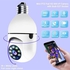 E World Unbox Happiness Autosur 2 Pcs Light Bulb Security Camera, 2.4Ghz &amp; 5G Wifi Outdoor, 1080P E27 Light Socket Security Camera, Indoor 360 Home Security Cameras, Full Color Day And Night