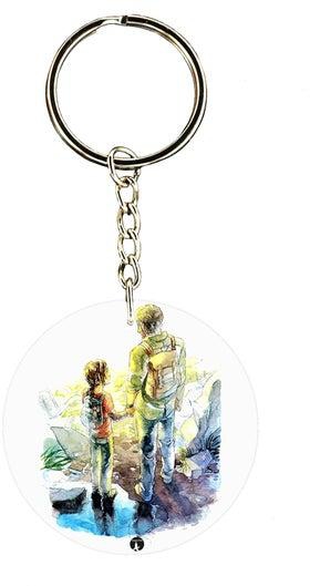 The Last Of Us Video Game Double Side Printed Keychain