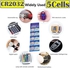 5pcs CR2032 Battery 3V Lithium 5 Cells For Computer Motherboards, Remotes, LED Lights, Glucometers, Toys, Car Key, Scales.
