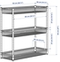OLAUS Shelving unit with 3 baskets, galvanised, 92x36x94 cm - IKEA