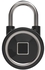 Bluetooth Waterproof Keyless Fingerprint Lock Black 7.8 centimeter