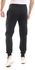 Izor Drawstrings Cotton Solid Sweatpants - Black