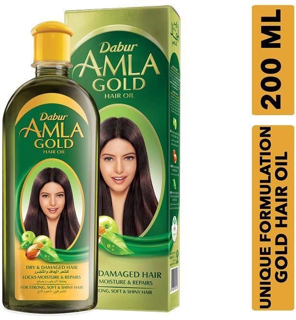 Dabur Amla Gold Hair Oil To Repair Soften Dry Damaged Hair