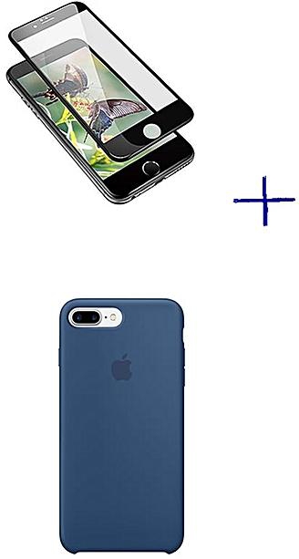 Generic IPhone 6S Tempered Glass + Silicone Back Case For IPhone 6S