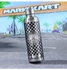 زجاجة مياه معدنية بتصميم شخصية ماريو كارت . أسود/فضي . 8x24سم