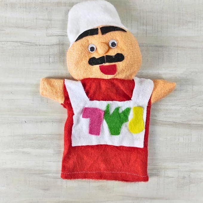 Hand Puppets For Children To Tell Stories, Made Of High-quality Materials (Chef)