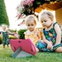 تابلت للاطفال مقاس 7 انش بذاكرة RAM 3GB وروم 32GB ونظام Android 11.0 مع بلوتوث وواي فاي وجي ام اس ومراقبة ابوية وكاميرا مزدوجة وحافظة مضادة للصدمات وتعليمية والالعاب، زهري