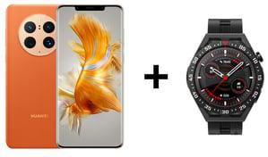 Huawei Mate 50 Pro 512GB Orange 4G Smartphone + GT 3 SE Watch
