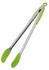 Silicone tongs (green)