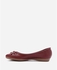 Shoe Room Textured Leather Shoes - Burgundy