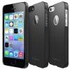 Rearth Ringke Slim Logo Cut-Out Hard Case With Ozone Screen Protector for iPhone SE/5/5s - Black