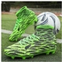 Generic Men's Youth High Ankle Soccer Cleats High Top Turf Soccer Shoes Football Cleats Football Shoes Indoor Boys Football Boots Sneakers Spikes - Green
