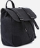 Dejavu Bucket Style Strap Backpack - Black