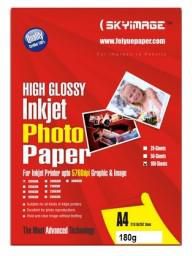 Tulip Inkjet Photo Glossy Paper A4 White 180gsm PK/ 50