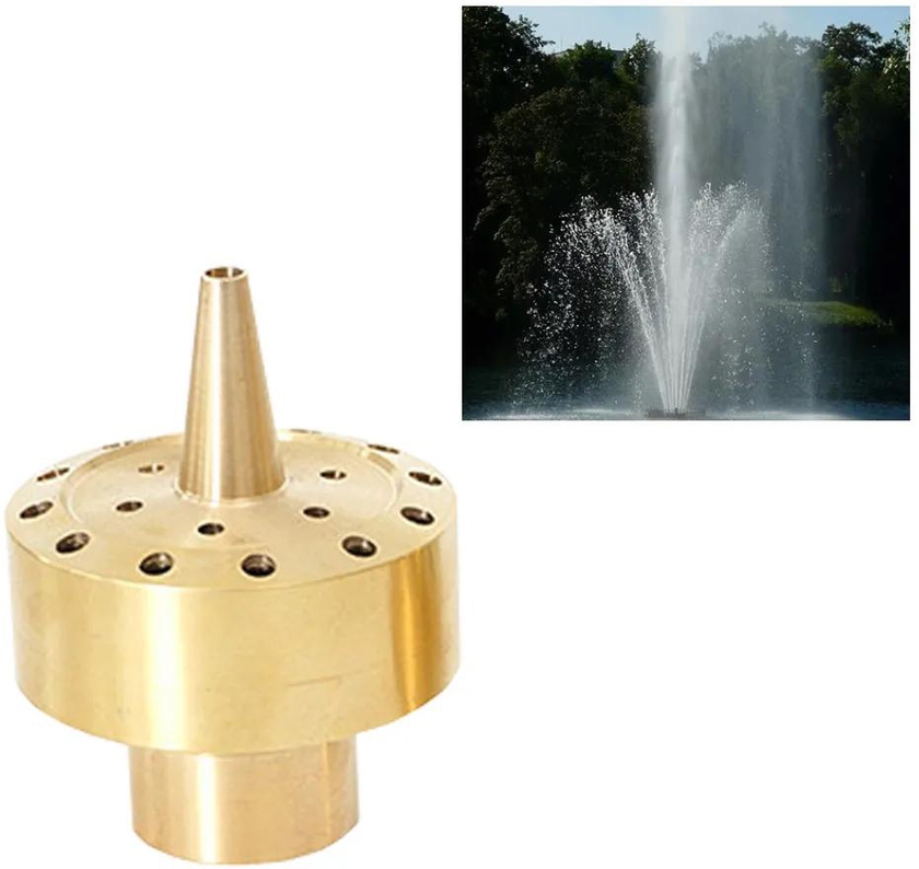Brass Blossom Water Fountain Nozzle Spray Column Sprinkler Spray Head size 1/2" 3/4" 1" for Garden