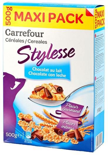 Carrefour Styless Milk Choco Flakes - 500 g