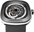 SevenFriday Men's Gray Dial Rubber Band Automatic Watch - P3/3 bully