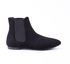 Lile G-7 Boot Flat By Two Elastic Relaxing And Stylish Suede - Black