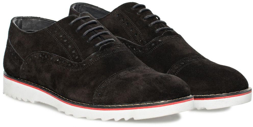 Zeribo AYK-601-601-6 Oxford Shoes for Men - 41 EU, Black