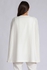 Esla Butterfly Sleeves Formal Off White Solid Blazer