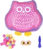 Owl Plush Craft Pillow, Bright Colors