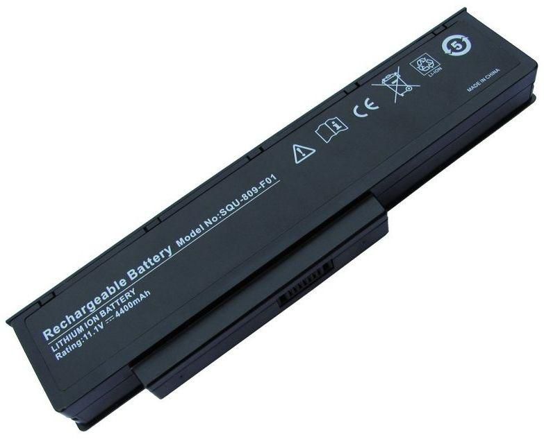 Replacement Laptop Battery for Fujitsu Amilo Li3710/SQU-809 F01/SQU-808-F02 / 11.1v / 4400 mAh / Double M