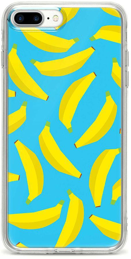 Protective Case Cover For Apple iPhone 8 Plus Scattered Bananas Full Print