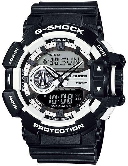 Casio G-Shock Men's Ana-Digi Dial Resin Band Watch - GA-400-1A