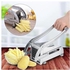 Stainless Steel Potato Chipper Slicer Chips Cutter 2 Blades