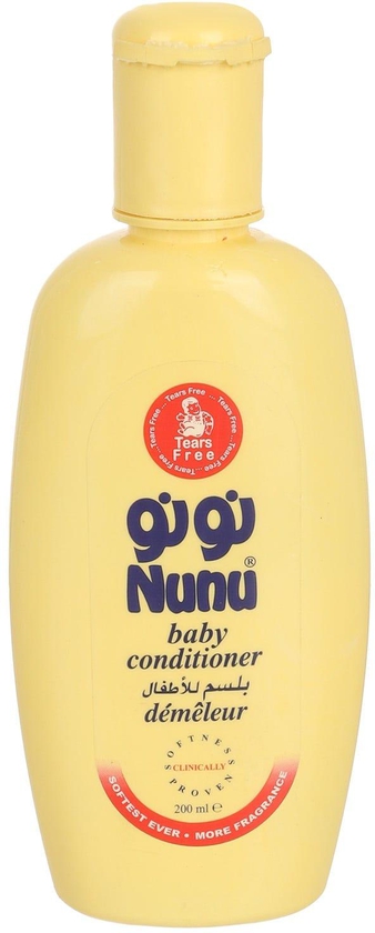 Get Nunu Baby Hair Conditioner, 200 ml - Yellow with best offers | Raneen.com