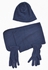 Fleece Gloves, Scarf and Hat Set 411/ 1702
