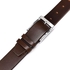 Activ Plain Pattern Leather Belt - Brown