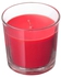 SINNLIG Scented candle in glass, Red garden berries, red