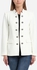 M.Sou Decorative Buttons Blazer - Off White