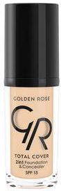 Golden Rose Total Cover 2 In 1 Foundation & Concealer No 01