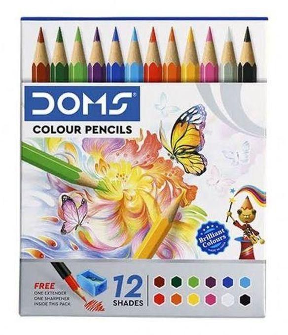 DOMS 12 Mini Color Pencils high quality