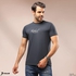 Men's Breathable Running Slim T-Shirt - Dark Slat Green