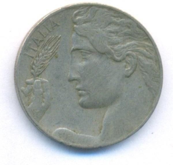المملكة الايطاليه 20 سنت فيكتور عيمانويل الثالث 1921