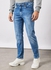 Faded Regular Fit Jeans Blue
