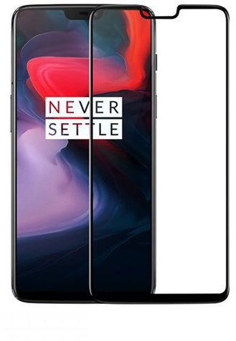 Tempered Glass Screen Protector For OnePlus 6 Clear/Black