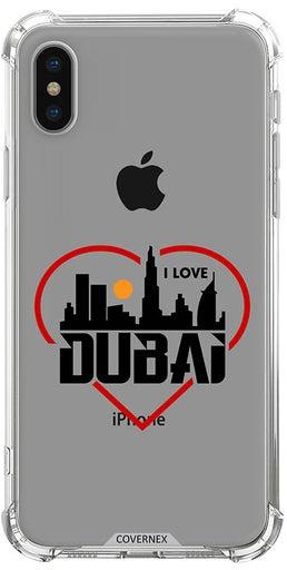 Shockproof Protective Case Cover For Apple iPhone X I Love Dubai