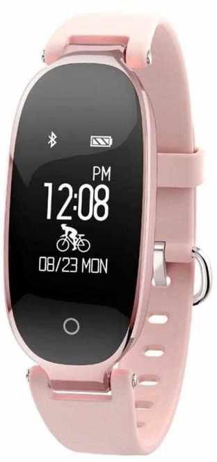S3 Smart Watch Bluetooth Heart Rate Monitor for Women (Rose Gold)