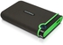 Transcend StoreJet M3 500 GB USB 3.0 External Portable Hard Drive - Black and Green