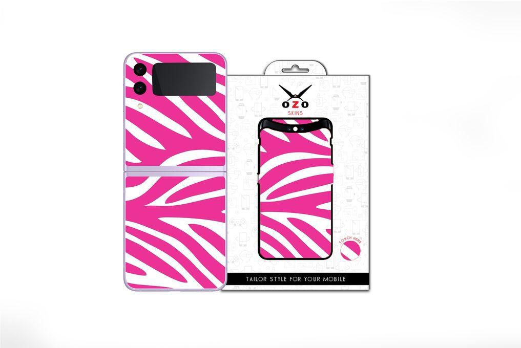 OZO Skins Animal Print Pink (SE118APP) For Samsung Galaxy Z Flip 5